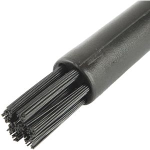 Elektronische Component 7 Beam ronde greep antistatische schoonmaak borstel  lengte: 12.2cm(Black)