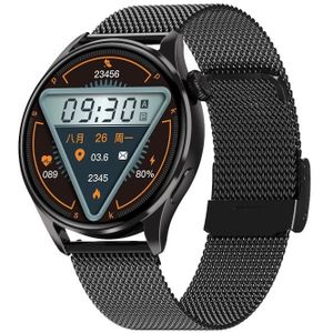 Q3 Max 1 36 inch kleurenscherm Smart Watch  stalen band  ondersteuning voor hartslagmeting / bloeddrukmeting