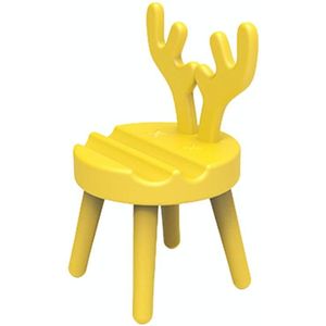 Cartoon stoelvorm desktop mobiele telefoonhouder schattig mini universeel telefoonrek  stijl: hert