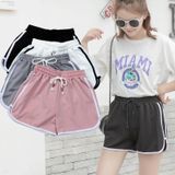 Dames casual losse bovenkleding hoge taille rechte yogashorts  maat: XL