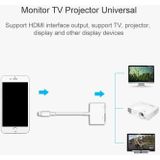 Haowei HW-1802 8-pin naar HDMI HDTV-projectorvideoadapterkabel voor iPhone
