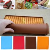 2 stuks non-stick cake pad Swiss roll pad bakken tools voor taarten silicone mat (oranje)