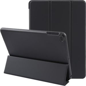 Voor iPad 9.7 2018 & 2017 / Air / Air2 GEBEI 3-opvouwbare houder Schokbestendig Flip lederen tablethoes