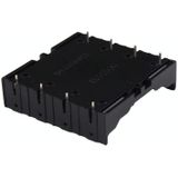 10 PCS Pin-type Power Battery Shrapnel Slot Storage Box Box Holder voor 4 x 18650 batterij