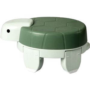 Children Turtle Toilet Baby Urinal Portable Folding Travel Potty(Green)