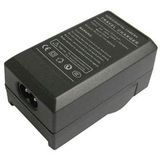 2-in-1 digitale camera batterij / accu laadr voor olympus li50b