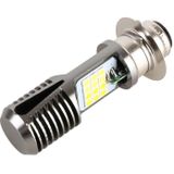 PX15D DC12V / 7.4W Motorfiets LED Koplamp met 24LEDs SMD-3030 Lamp Kralen (Geel + Wit)