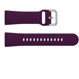 Voor Fitbit Versa 3 Silicone Replacement Strap Watchband (paars)