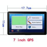 7 inch auto GPS Navigator 8G + 256M capacitieve scherm hoge configuratie  specificatie: Europa Kaart