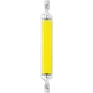 118mm 20W R7S LED COB Dimmer Glazen lamp Dubbelzijdig horizontaal plug-in licht (220v koud wit licht)