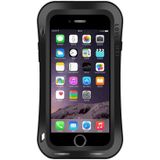 LOVE MEI voor de iPhone 7 Plus taille Triobump Professional en krachtige stofdicht Shockproof anti-slip metaal beschermende Case(Black)