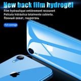 25 stuks zachte hydrogel film volledige dekking terug beschermer met alcohol katoen + kraskaart voor iPhone 7 plus/8 plus