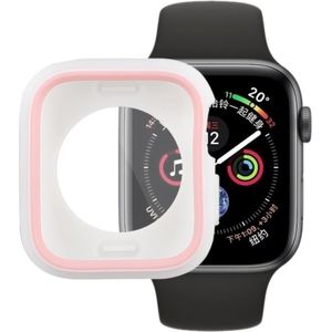 Siliconen volledige dekking Case voor Apple Watch Series & 40mm (roze)