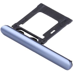 voor Sony Xperia XZ1 SIM / Micro SD-kaart lade  dubbele Tray(Blue)