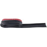 Universele 2 5 m auto voorkant Achterbumper Lip Splitter Spoiler rok zelfklevende Protector(Black)