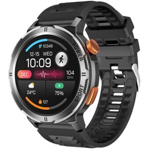 M52 1 43-inch scherm IP68 waterdicht smartwatch  ondersteuning voor Bluetooth-oproep / hartslag