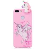 Voor Huawei Honor 9 Lite schokbestendige cartoon TPU beschermende case (Eenhoorn)