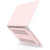 Hollow Style Cream Style Laptop Plastic Protective Case For MacBook Air 13 A2179 & A2337(Rose Pink)