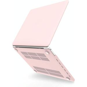 Hollow Style Cream Style Laptop Plastic Protective Case For MacBook Air 13 A2179 & A2337(Rose Pink)