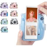 Voor Fujifilm Instax Mini 11 5 sets opbergkoffer + schouderriem + sticker 3 in 1 set (set 4)