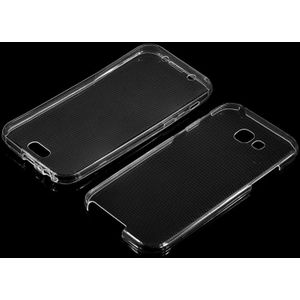 Voor de Galaxy A5 (2017) / A520 0 75 mm ultra-dunne transparante TPU dubbelzijdige beschermende Case (transparant)