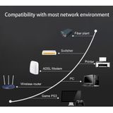 8m goud vergulde CAT-7 10 Gigabit Ethernet-Ultra platte patchkabel voor Modem Router LAN netwerk  gebouwd met afgeschermde RJ45-Connector