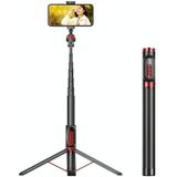 Aluminium Mobiele Telefoon Bluetooth Selfie Stick Live Floor Tripod Bracket  Hoogte: 1.8m