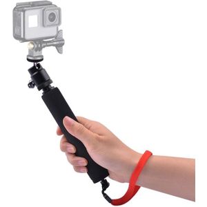 Universele 360 graad Selfie stick met rode touw voor GoPro  mobiele telefoon  compact camera's met 1/4 schroefdraad gat  lengte: 210mm-525mm