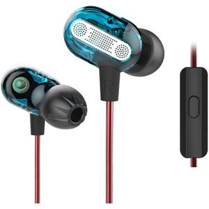 KZ ZSE 3.5mm Plug PC Hars Materiaal In-Ear Style Draad Controle Oortelefoon  Kabellengte: 1.2m