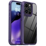 Voor iPhone 15 Pro iPAKY MG-serie transparant PC+TPU telefoonhoesje