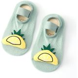 3 paar baby sokken cartoon pop anti-slip anti-slip katoen baby vloer sokken  toyan sokken: m 1-3 jaar oud (groene ananas)