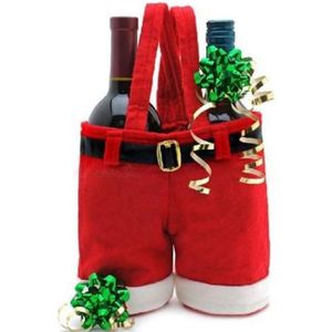 Santa Claus jarretels broek Candy Bottle Gift Bag decoratie
