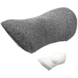 Auto Supplies Lumbale Ondersteuning Memory Foam Auto Rugleuning Lumbale Kussen Seat Cushion Lumbale Kussen  Kleur: Kationisch Grijs