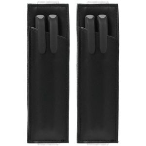 2PCS verstelbare elastische riem minimaliseert commercile bak PU etui