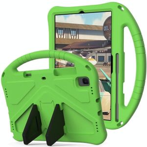 Voor Galaxy Tab S5e T720/T725 EVA Flat Anti Falling Protective Case Shell met houder (groen)