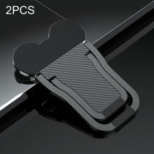 2 PCS Metal Foldable Laptop Stand Bracket(Tarnish)