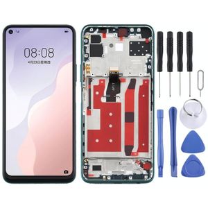 LCD-scherm en digitizer volledige assemblage met frame voor Huawei Nova 7 SE (groen)