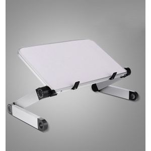 Universele 360 graden afstelling vouwen aluminiumlegering laptop standaard (wit)
