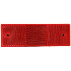 10 stuks auto Rear Bumper waarschuwing kunststof Reflector en Sign(Red)