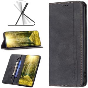 For Sony Xperia 10 III Magnetic RFID Blocking Anti-Theft Leather Phone Case(Black)