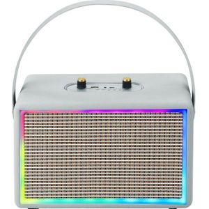 Leer Kleurrijk Lichteffect Karaoke Audio Retro Outdoor Bluetooth-luidspreker  Stijl: enkele luidspreker
