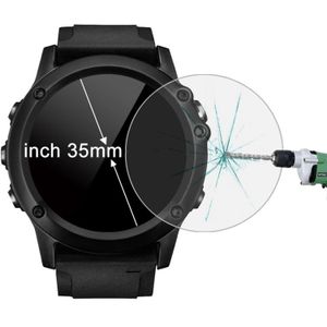 ENKAY Hat-Prins voor 35mm Diameter circulaire Dial Smart Watch 0.2mm 9H oppervlaktehardheid 2.15D gebogen explosieveilige gehard glas scherm Film