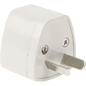 Steek Adapter  Travel Power Adaptor met AU Socket Plug(White)