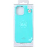 Goosspery Jelly Full Coverage Soft Case voor iPhone 13 Pro Max (Mint Green)