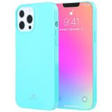 Goosspery Jelly Full Coverage Soft Case voor iPhone 13 Pro Max (Mint Green)