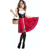 Roodkapje kostuum voor volwassenen Cosplay (kleur: rood maat: XXL)