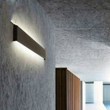 Moderne minimalistische woonkamer hal trap schans LED muur lamp creatieve decoratie verlichting  lampenkap kleur: zwart-15cm 6W (warm wit)