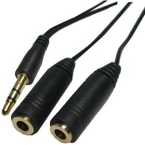 3.5mm plug Audio splitter kabel verdeler