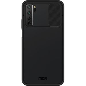 Voor Huawei nova 7 SE MOFI Xing Dun Series PC + TPU Anti-peep Waterproof and Anti-drop All-inclusive Protective Shell  Translucent Frosted(Black)