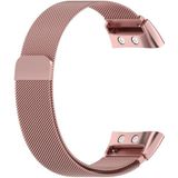 Voor Garmin Forerunner 45 / 45S / Swim 2 Milanese vervangende polsbandje horlogeband (Rose Pink)